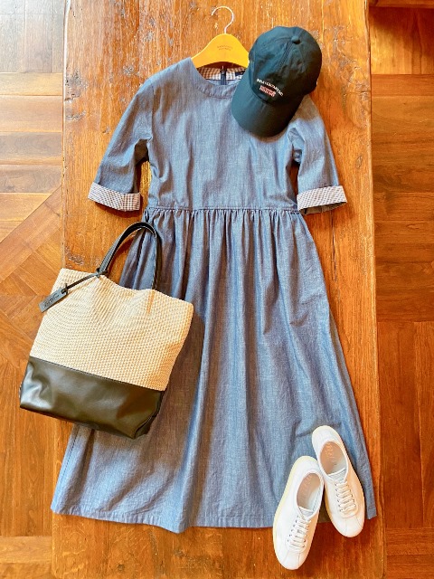 ダンガリーワンピース Papas