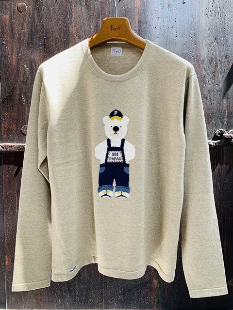 パパスのシロクマさんクルーネックセーター!! | Papas