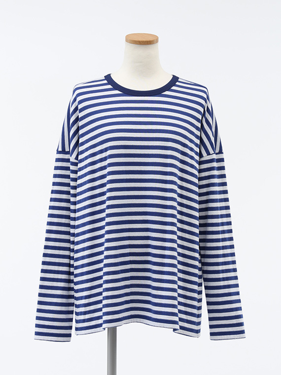 接結 ボーダー チュニック