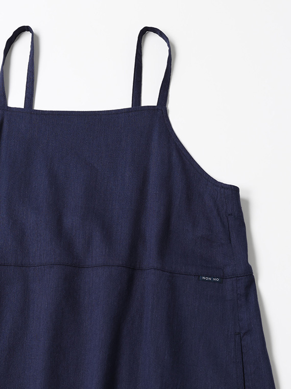 ストレッチポプリン ジャンパースカート