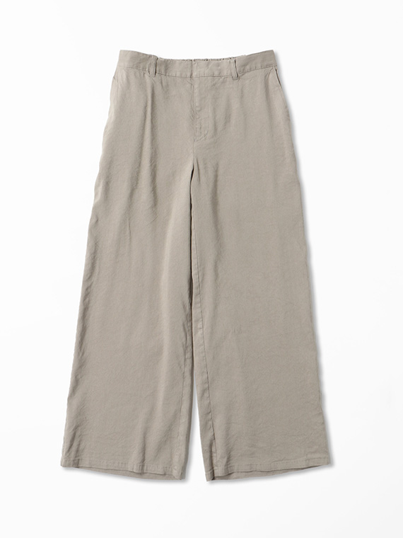 ストレッチポプリン ガウチョパンツ