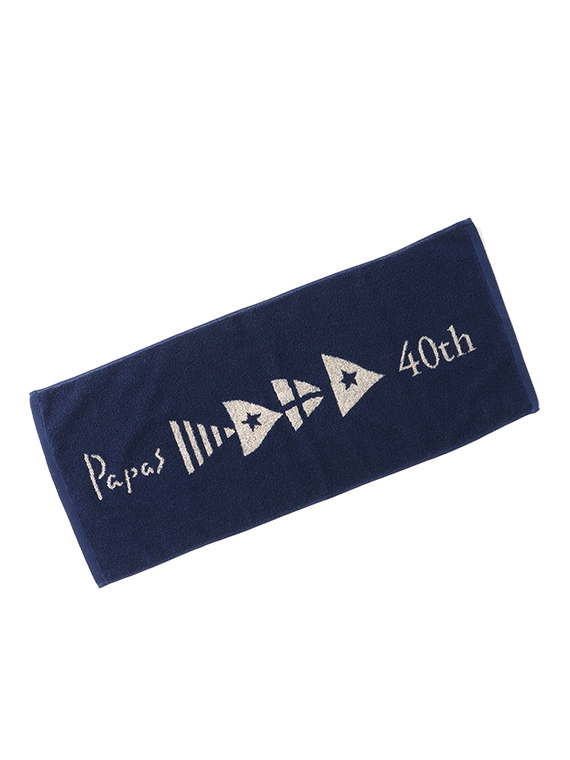 Papas40周年記念 今治フェイスタオル