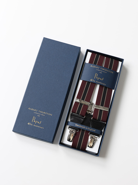 <ALBERT THURSTON×Papas>40周年記念サスペンダーC