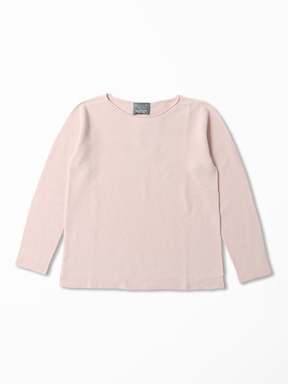 <MUSETTI>ムゼッティー バックボタンニット