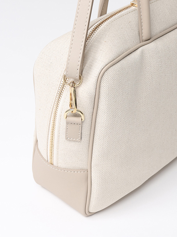 <M.ROSE>エンメ ローズ キャンバスボストンバッグ