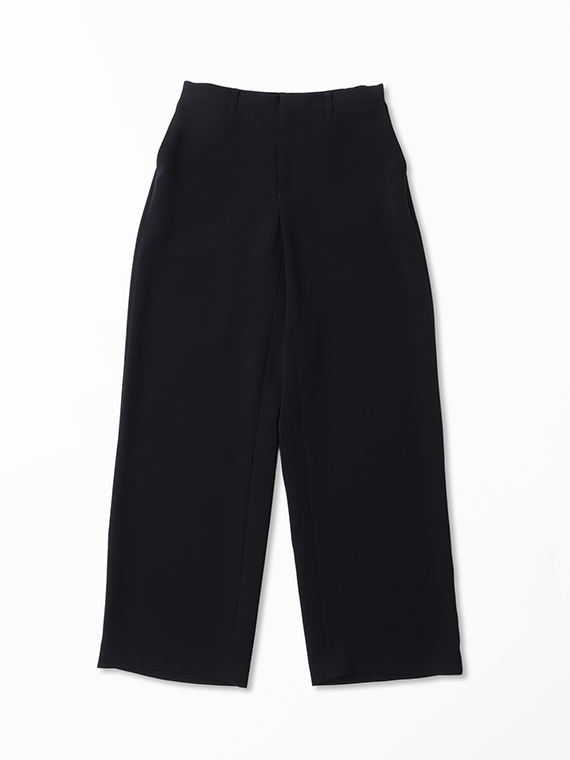 ダブルクロスストレッチ ノータックストレートパンツパンツ