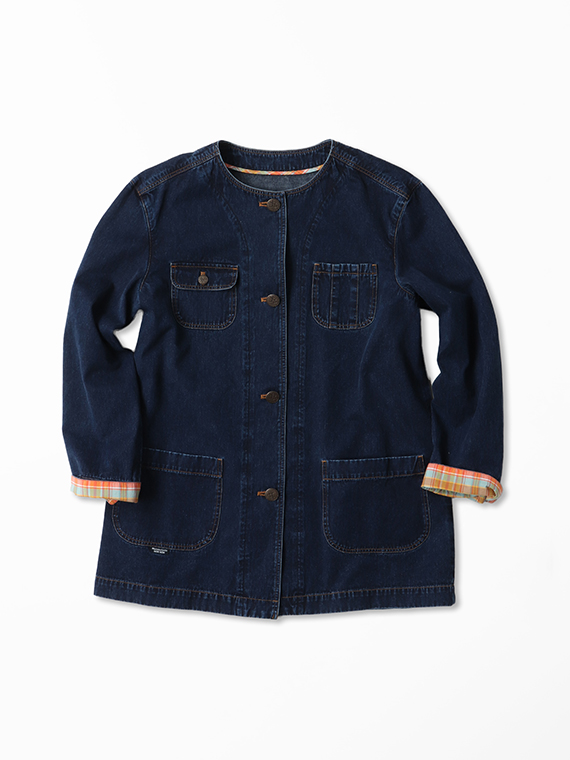 超長綿高密度デニムカバーオール