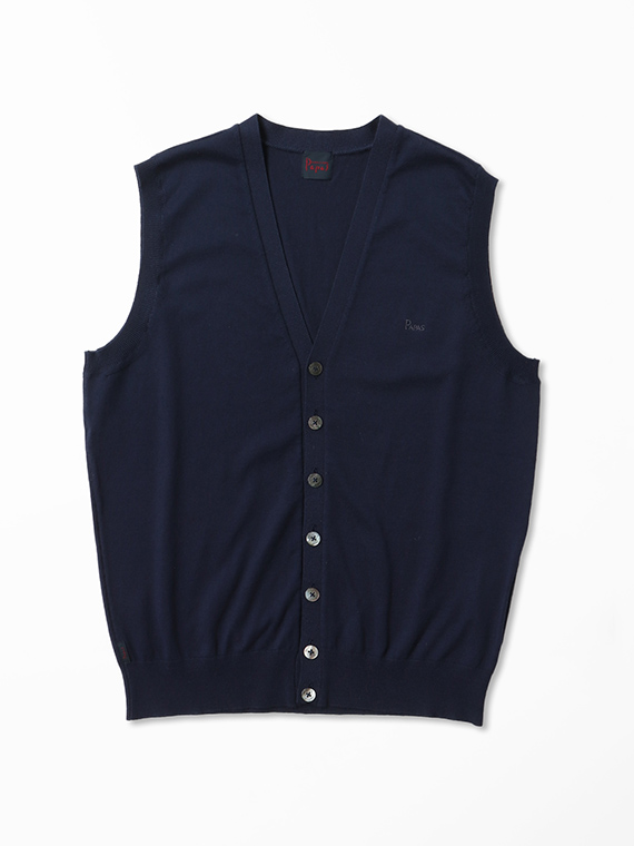 アルティメイトピマコットン天竺14G Vネックベスト