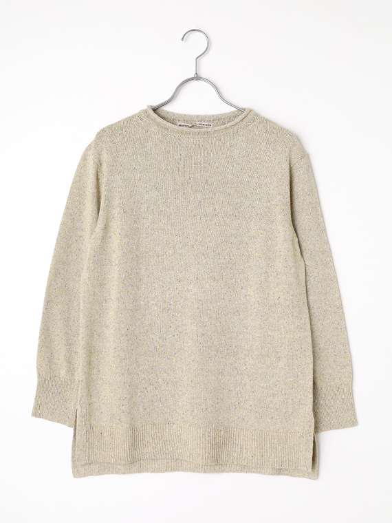 ＼再入荷／【SALE】カラフルネップ杢天竺8G ニットチュニック