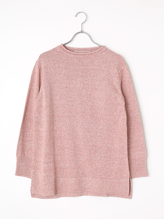 【SALE】カラフルネップ杢天竺8G ニットチュニック