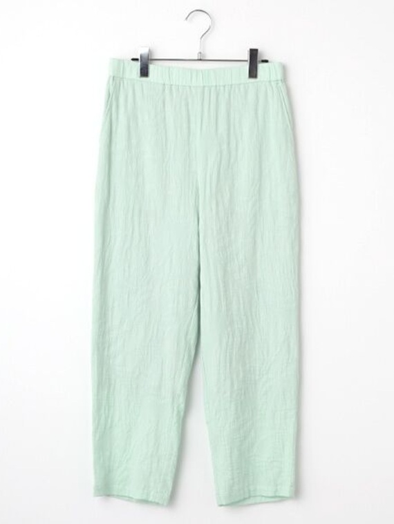 【SALE】3Dコットンジャガードパンツ【ゴムウエスト】