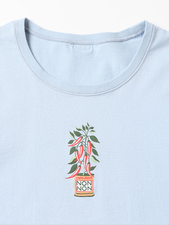 チリペッパープリントTシャツ