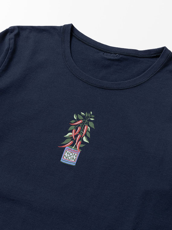 チリペッパープリントTシャツ