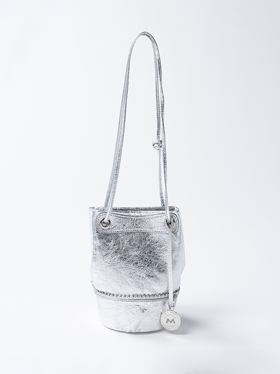 シルバー ミニ ショルダーバッグ