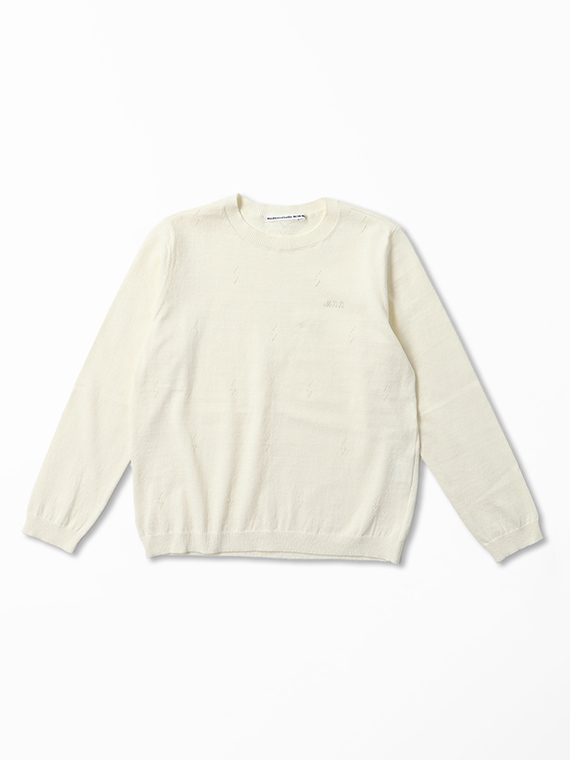 モンサンミッシェル天竺12G とびケーブルニット