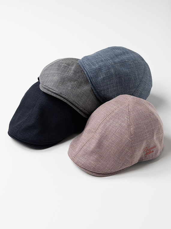 <Loro Piana>ウール/シルク/リネンストレッチクロス ハンチング