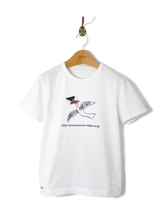 Web限定tシャツ マドモアゼルノンノン 鳩 Pigeon 店頭受取不可 Womenトップス Tシャツ Mademoiselle Nonnon Web限定 Papas Web Shop