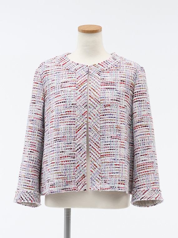 ファンシー サマーツィード ジャケット