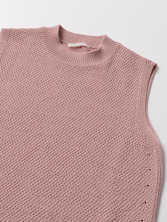 コンフォートヤーン カノコ編みベスト