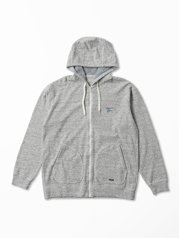 ランダムパイル ジップアップパーカー