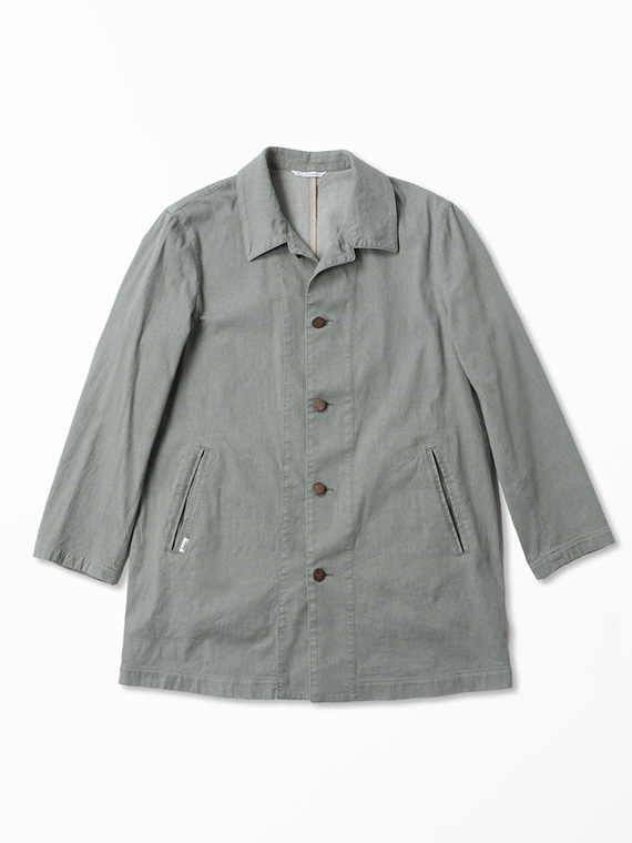 モンサンミッシェルデニム ステンカラーコート