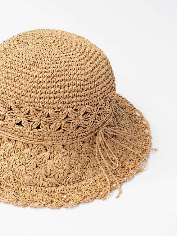 ペーパーレーシーハンドニットクローシュ