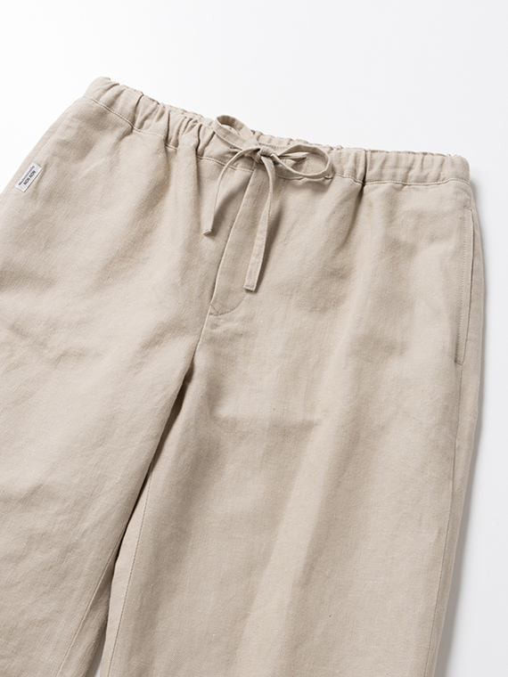 ラフィリネン リラックスデニムパンツ[8分丈]