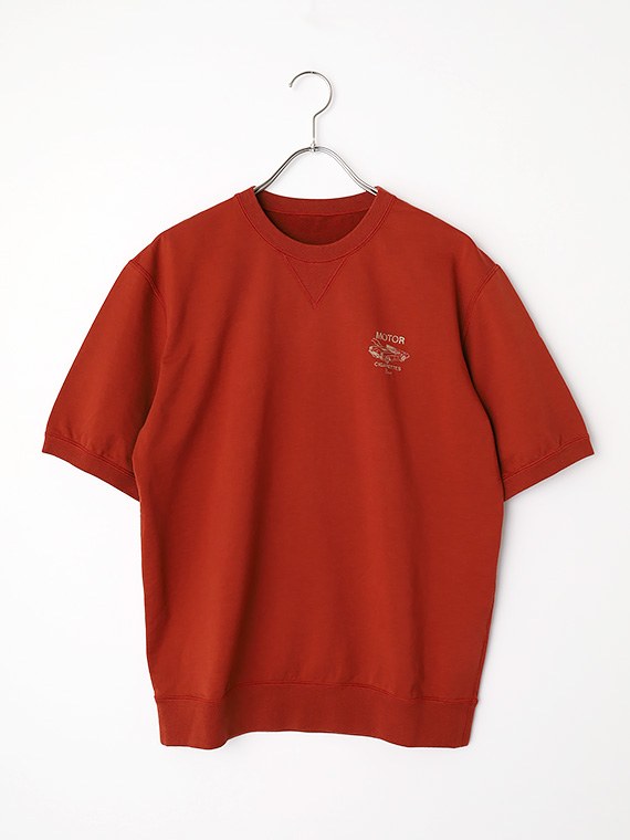 【SALE】ロゴモチーフプリント 半袖トレーナー