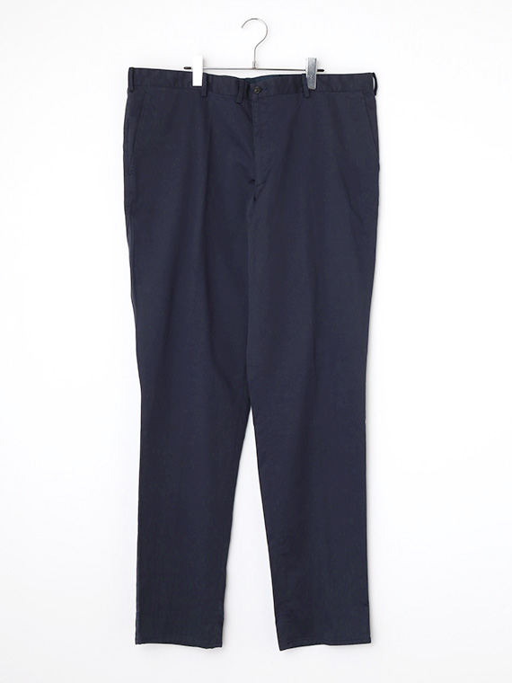 【SALE】綿麻ギャバストレッチ ノータックパンツ