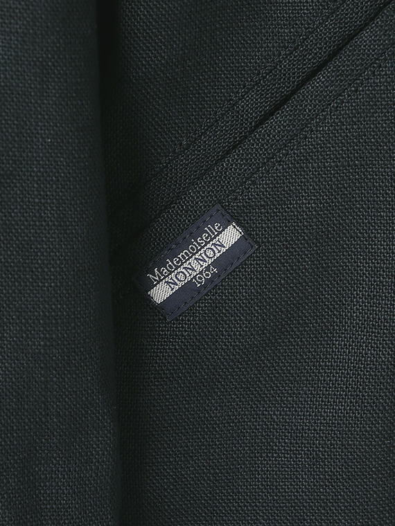 SALE】リネン高密度マット弱シルCC加工 ステンカラーブルゾン【60th