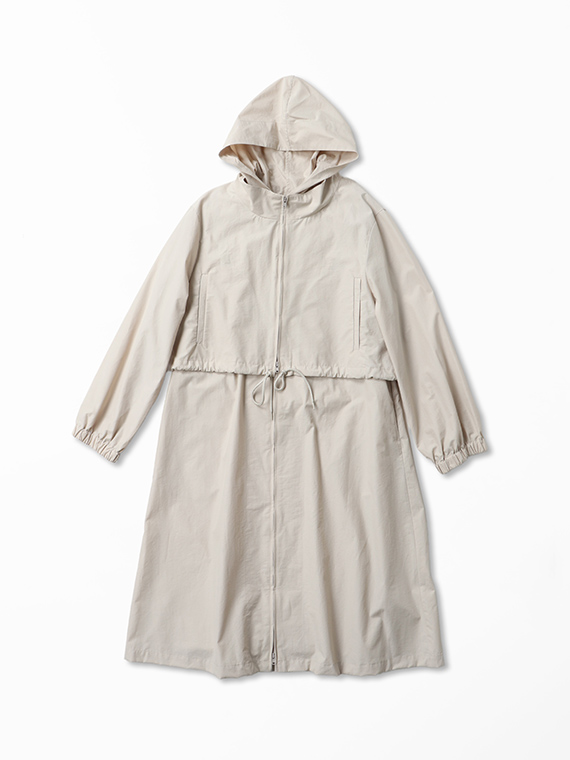 タッサー 撥水 スリーウェイ コート