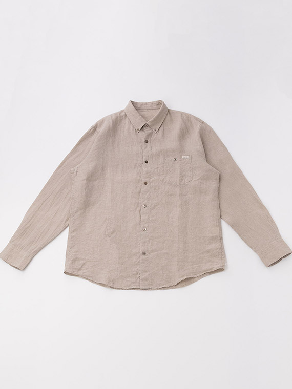 【SALE】リネンシャンブレーシャツ