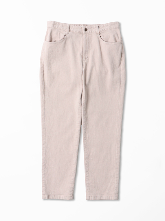 オーガニックラフィーストレッチデニム 8分丈パンツ