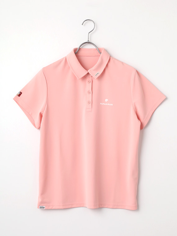 【SALE】レディースGOLF フルダル・バックハニカム 台衿付き半袖ポロシャツ