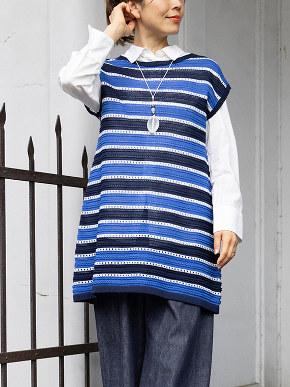 シャーリーカーン ボーダー チュニック