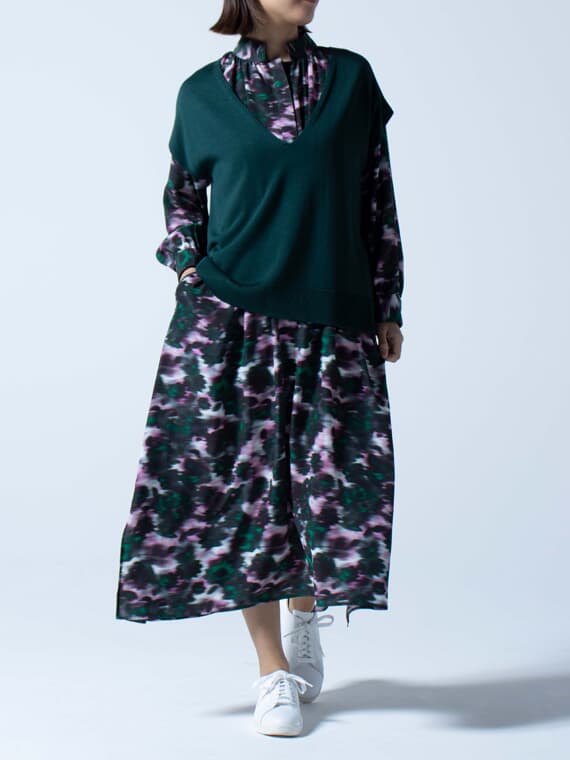 【SALE】天竺ニットベスト