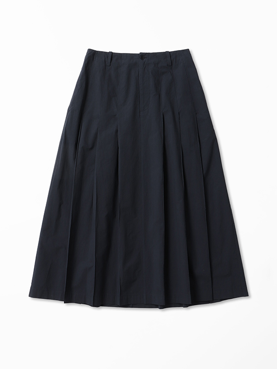 タイプライター クロス プリーツ スカート