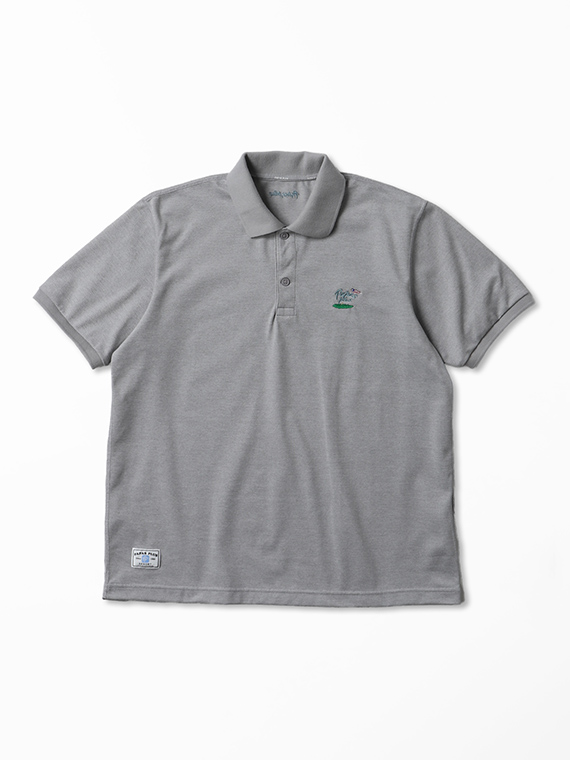 クアトロセブン鹿の子 半袖ポロシャツ