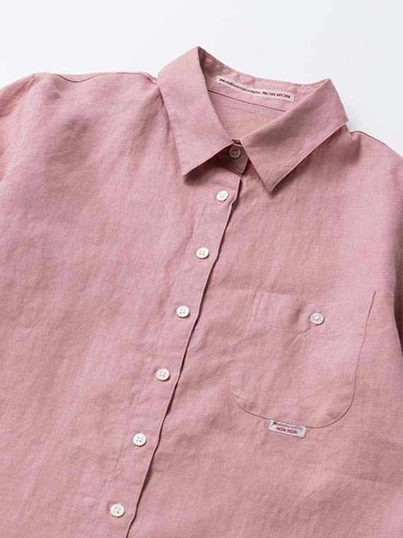 リネンソフト仕上げ 長袖シャツ