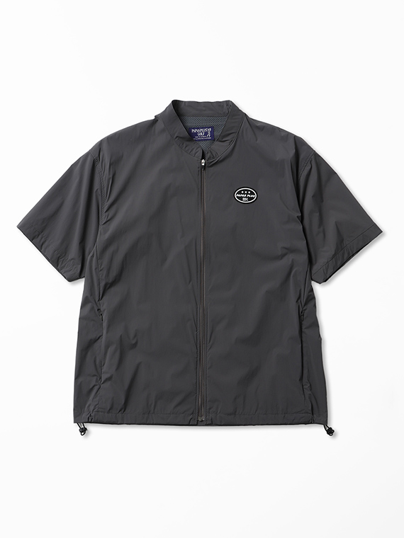 ウルトラライトナイロンストレッチタフタ 半袖ブルゾン