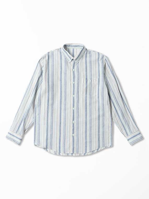 モンサンミッシェル マルチストライプシャツ