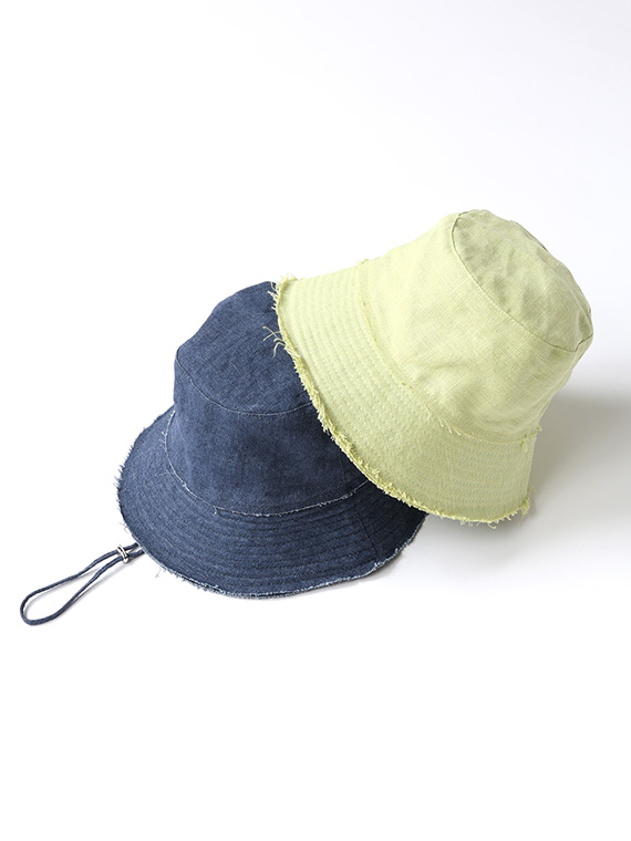 リネン バケット ハット