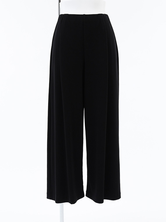 強撚 ポンチ ワイドパンツ