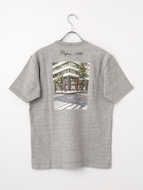 ＼再入荷／【SALE】ラフィTOP吊り天竺 丸の内本店 プリントTシャツ