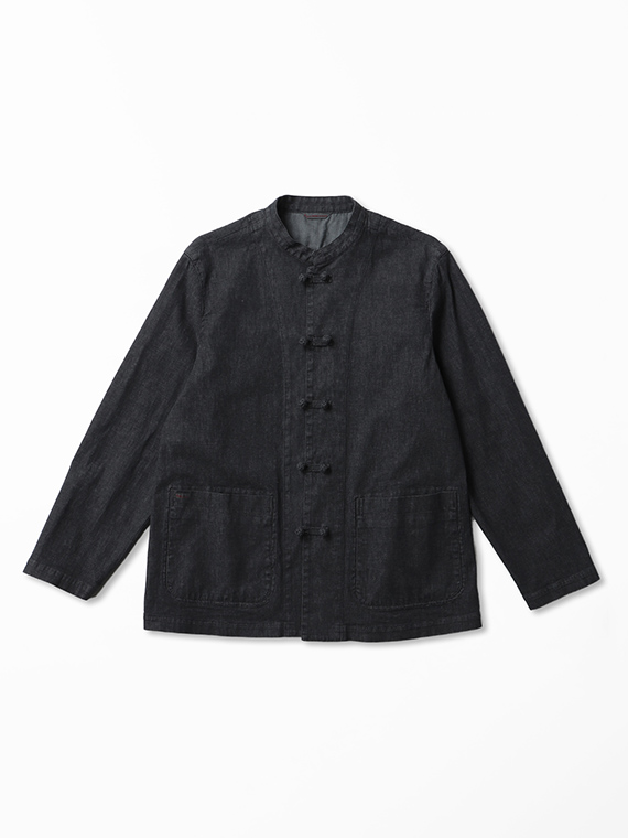 モンサンミッシェルデニムストレッチ チャイナブルゾン