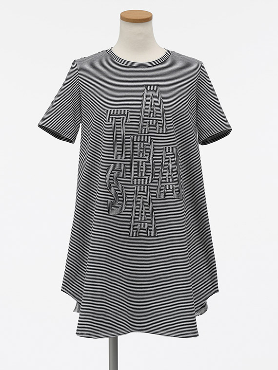 TABASA アップリケ刺繍チュニック
