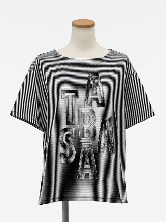 TABASA アップリケ刺繍Ｔシャツ