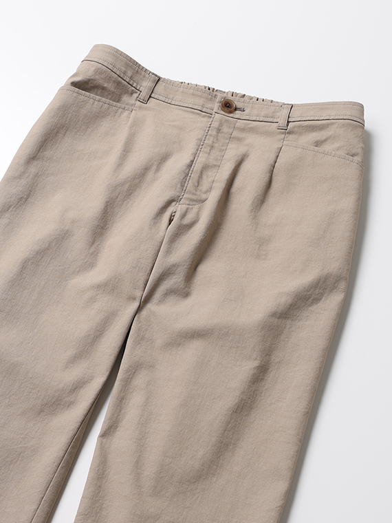 オックスストレッチ テーパードスリムパンツ