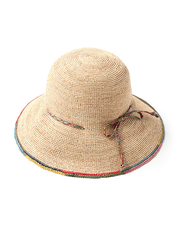 <TRAVAUX EN COURS>トラボー・アン・クルス ラフィアハット