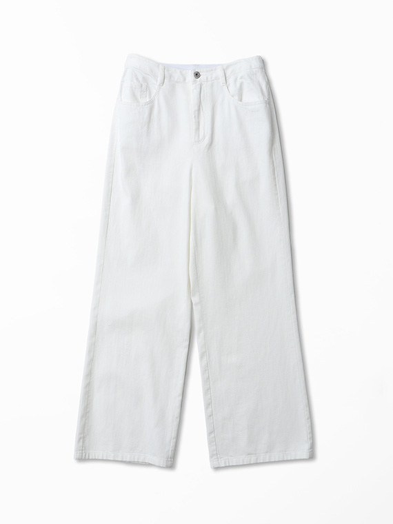 8オンス ムラ糸デニム ファイブポケット パンツ